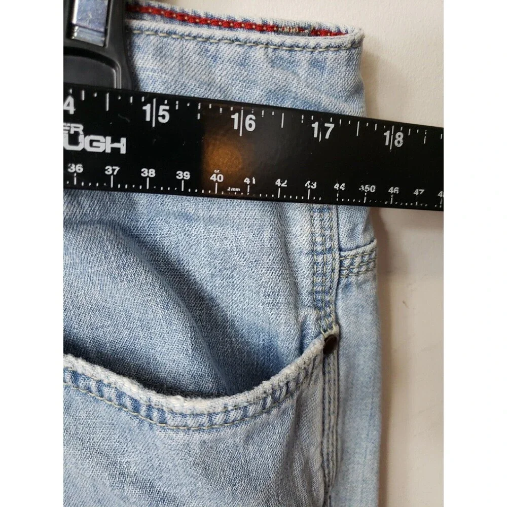 Tommy Hilfiger Women's Pants cropped Size 12 24 inseam cotton denim - Picture 3 of 14